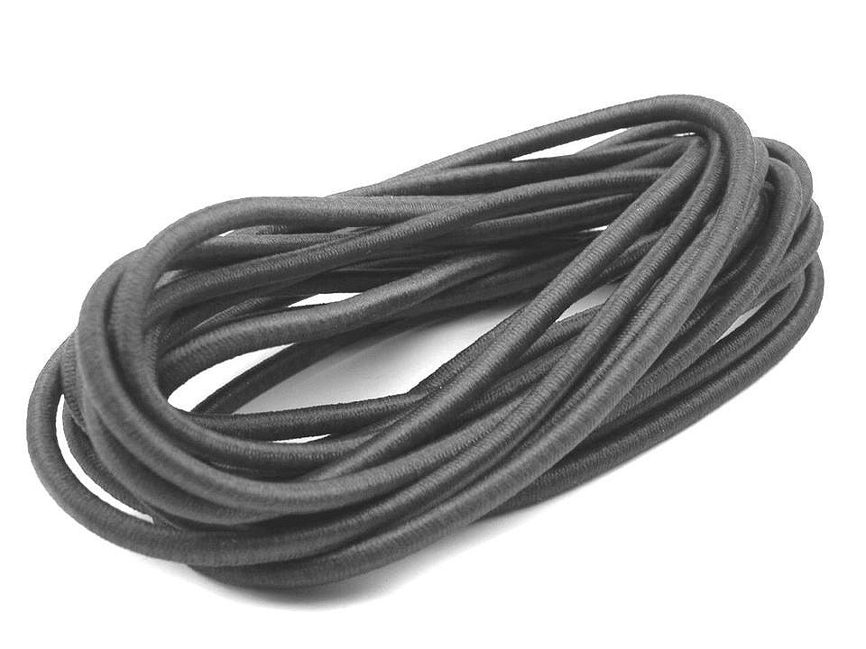 Cordon élastique rond, Ø3mm, MAGGIE par 3m - 1gerbe