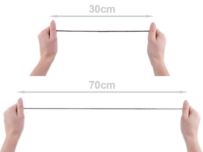 Cordon élastique rond, Ø3mm, MAGGIE par 3m - 1gerbe