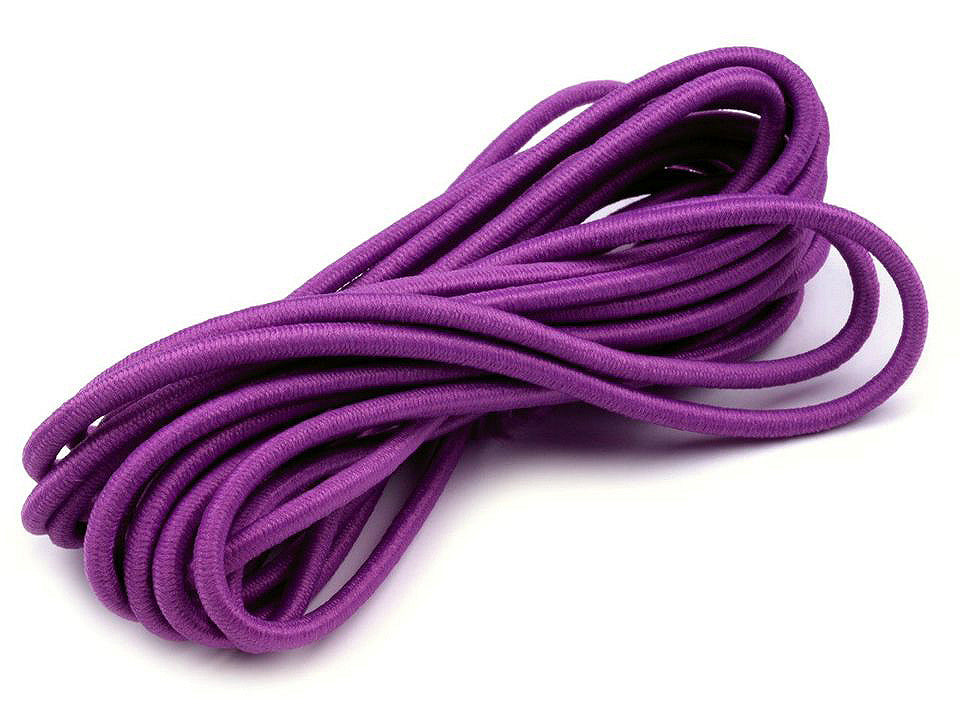 Cordon élastique rond, Ø3mm, MAGGIE par 3m - 1gerbe