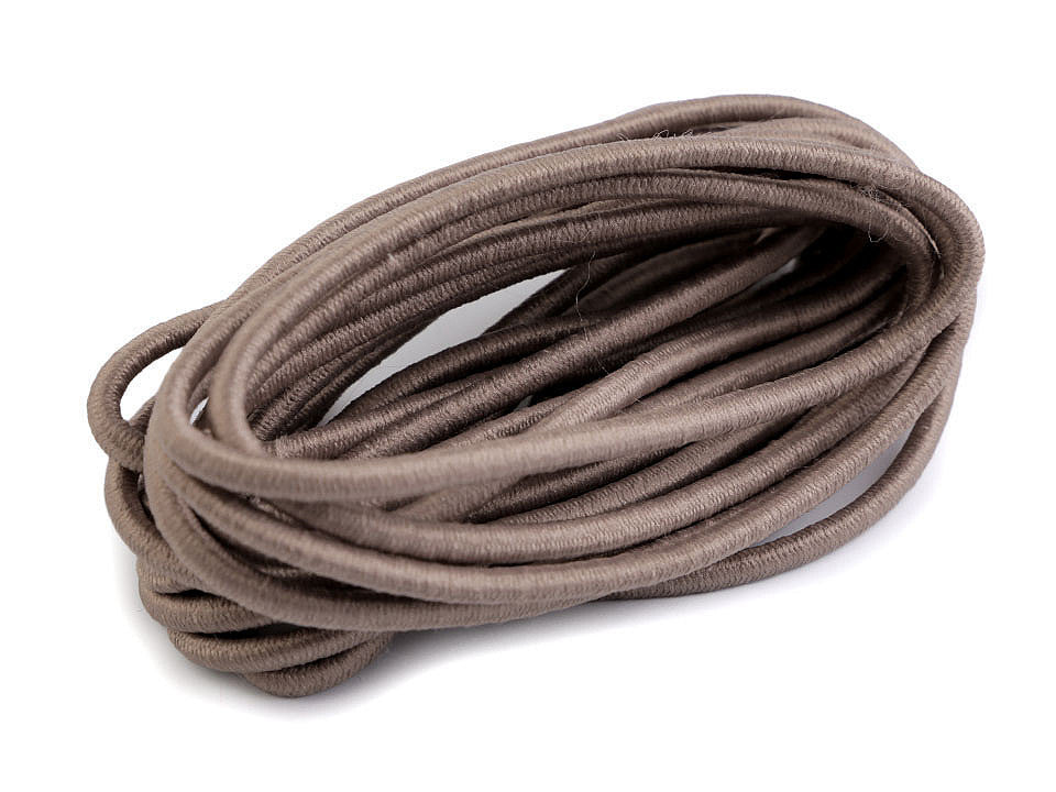 Cordon élastique rond, Ø3mm, MAGGIE par 3m - 1gerbe