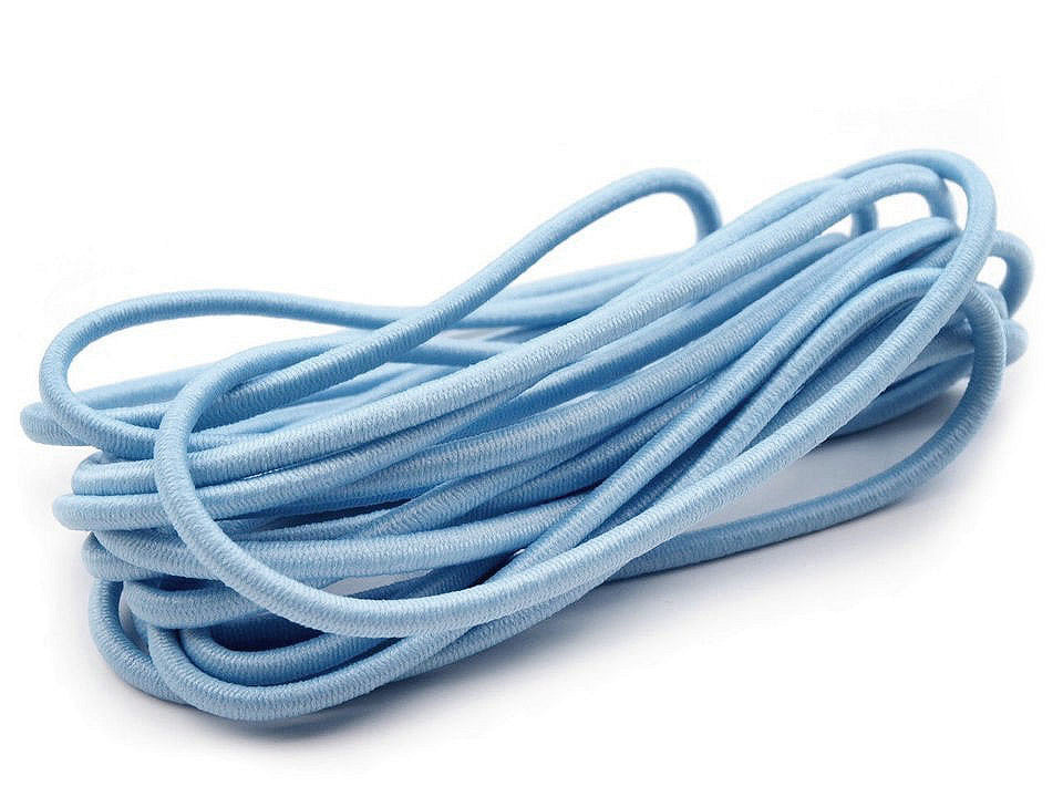Cordon élastique rond, Ø3mm, MAGGIE par 3m - 1gerbe