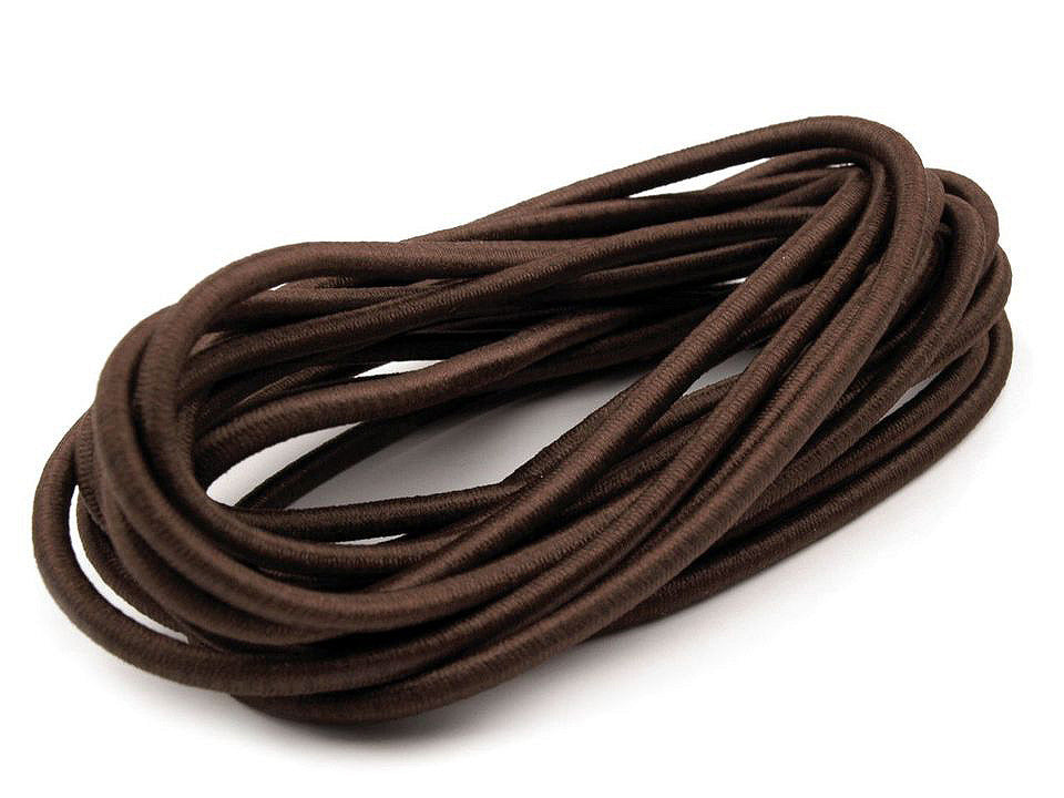 Cordon élastique rond, Ø3mm, MAGGIE par 3m - 1gerbe