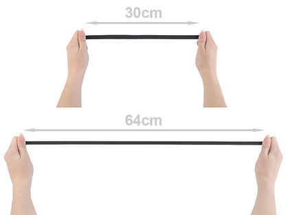 Ruban élastique pour lingerie sur enrouleur carton, largeur de l’emballage 11 mm