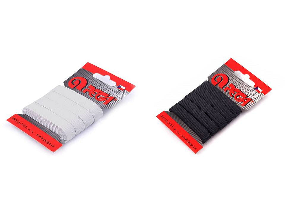 Ruban élastique pour lingerie sur enrouleur carton, largeur de l’emballage 11 mm