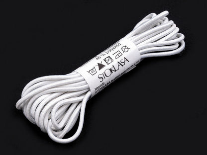 Cordon élastique rond MAGGIE, Ø 2mm, 3m par paquet