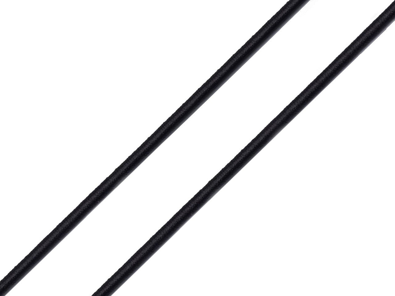 Cordon élastique rond MAGGIE, Ø 2mm, 3m par paquet