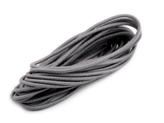 Cordon élastique rond MAGGIE, Ø 2mm, 3m par paquet