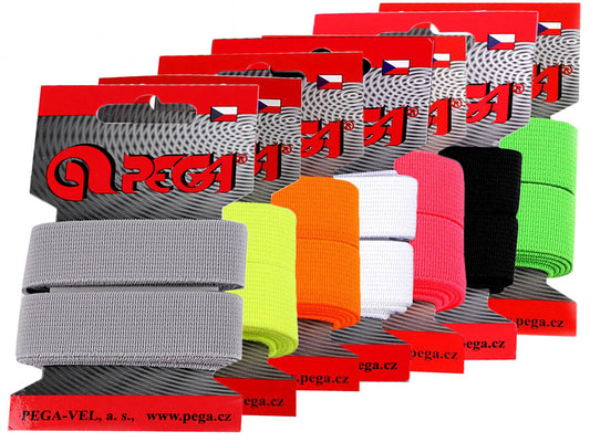Bande élastique, largeur 20 mm, différentes couleurs