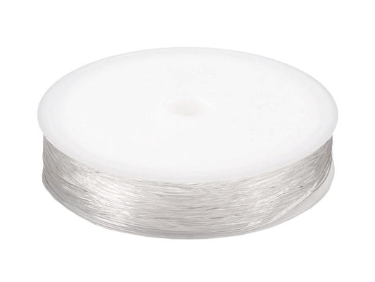 Fil en nylon élastique transparent, Ø 0,8 mm