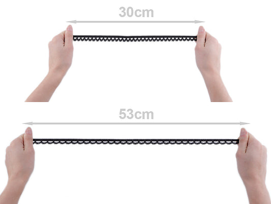 Élastique décoratif, largeur 18 mm