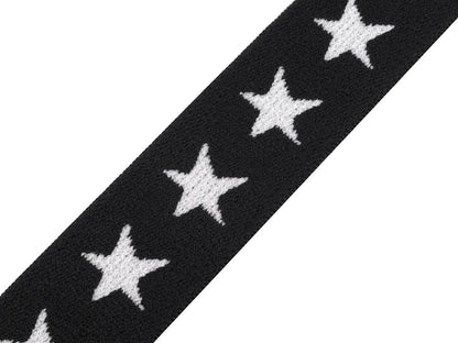 Élastique imprimé Étoiles, largeur 20 mm