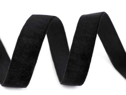 Ruban velours extensible, largeur 16 mm