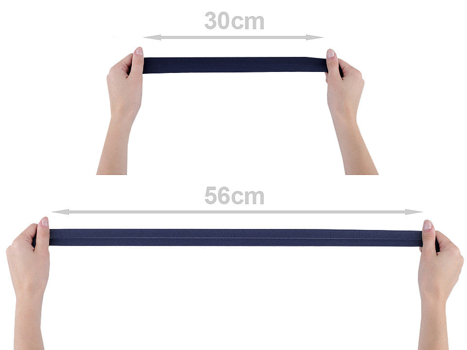 Élastique plissé, largeur 30 mm