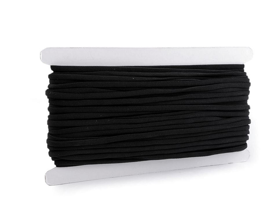 Ruban élastique pour bretelles de soutien-gorge, largeur garnie 5 mm