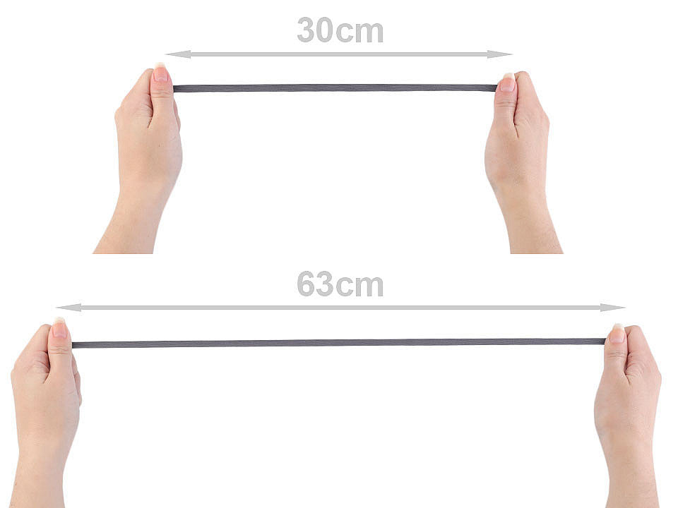 Élastique pour lingerie, largeur 7 mm