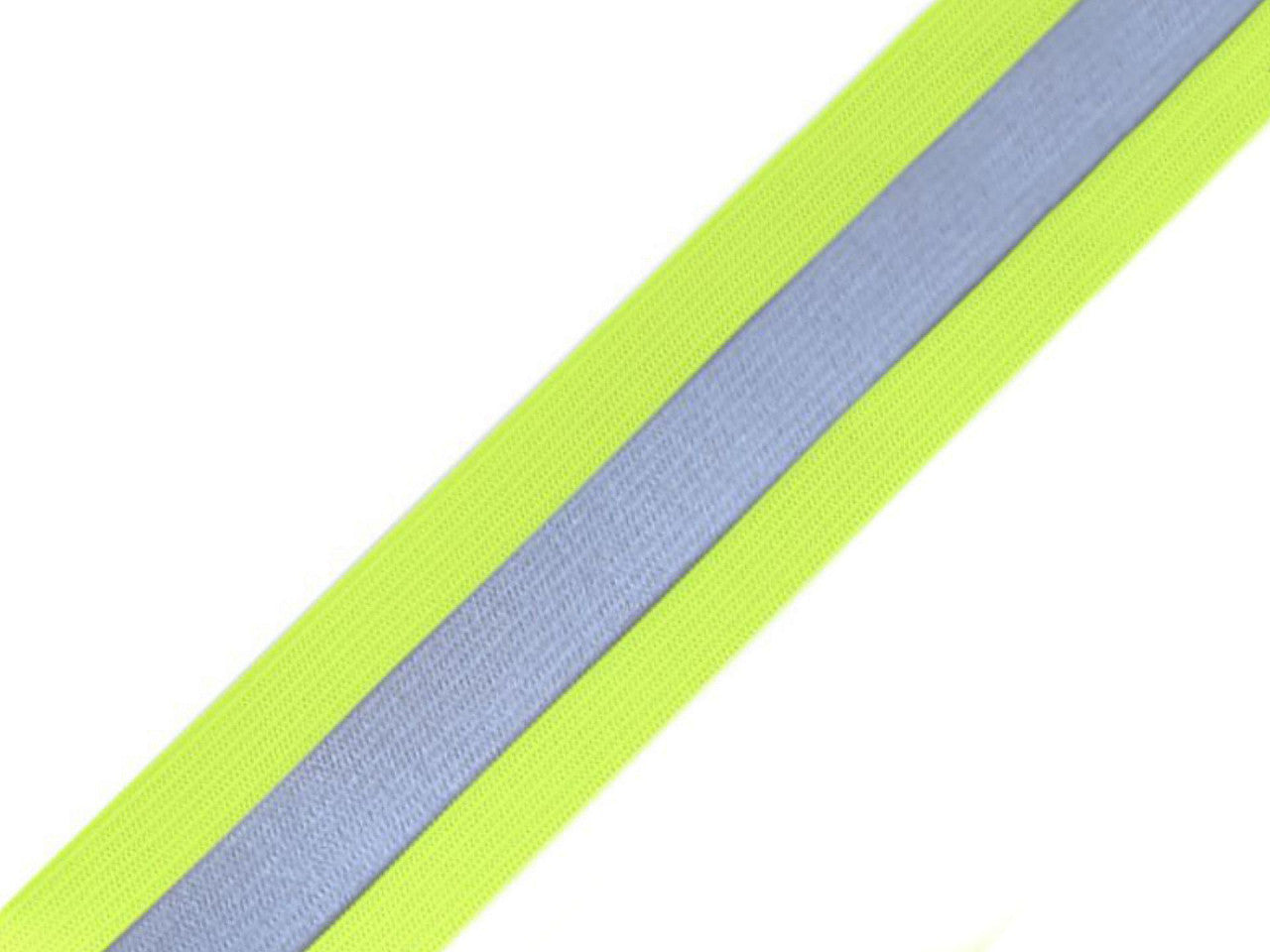 Ruban élastique avec bande réfléchissante, largeur 40 mm