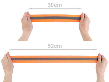 Ruban élastique avec bande réfléchissante, largeur 40 mm