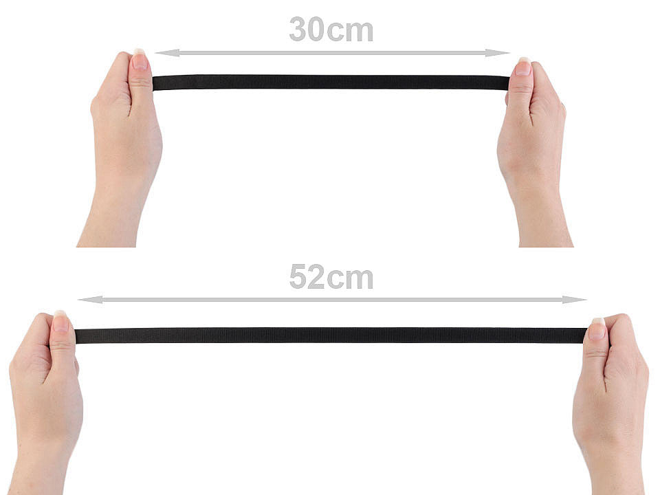 Élastique satiné pour bretelles, largeur 12 mm