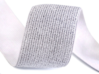 Élastique avec lurex, largeur 40 mm