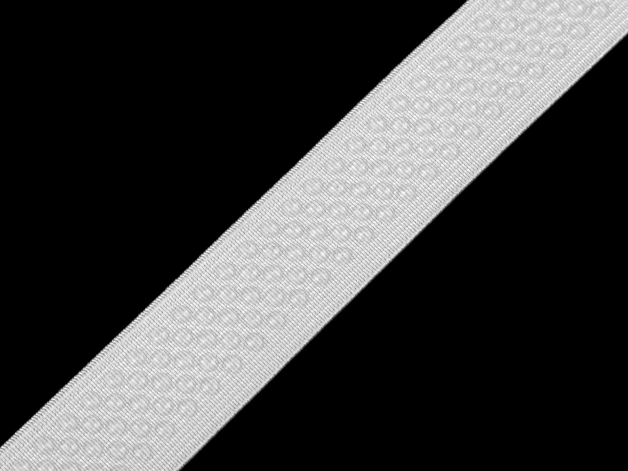 Bande élastique antidérapante avec silicone, largeur 25 mm