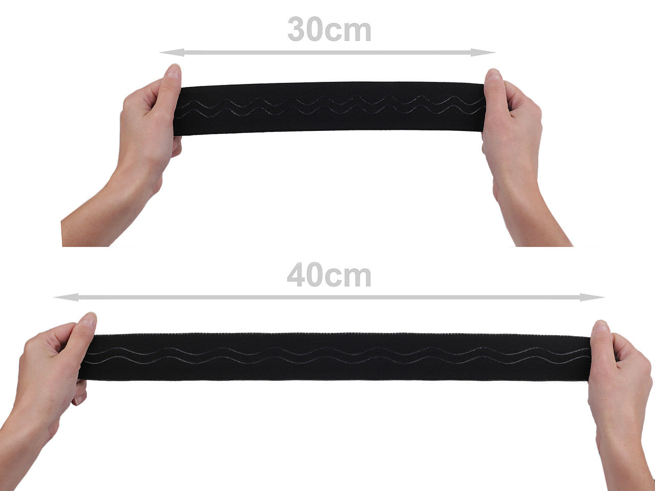 Bande élastique antidérapante avec silicone, largeur 50 mm