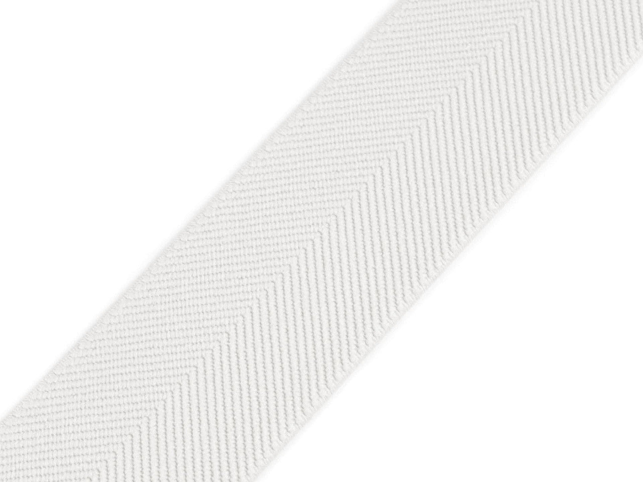 Élastique à motif sergé pour ceintures et bretelles, largeur 40 mm