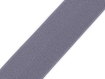 Élastique à motif sergé pour ceintures et bretelles, largeur 40 mm