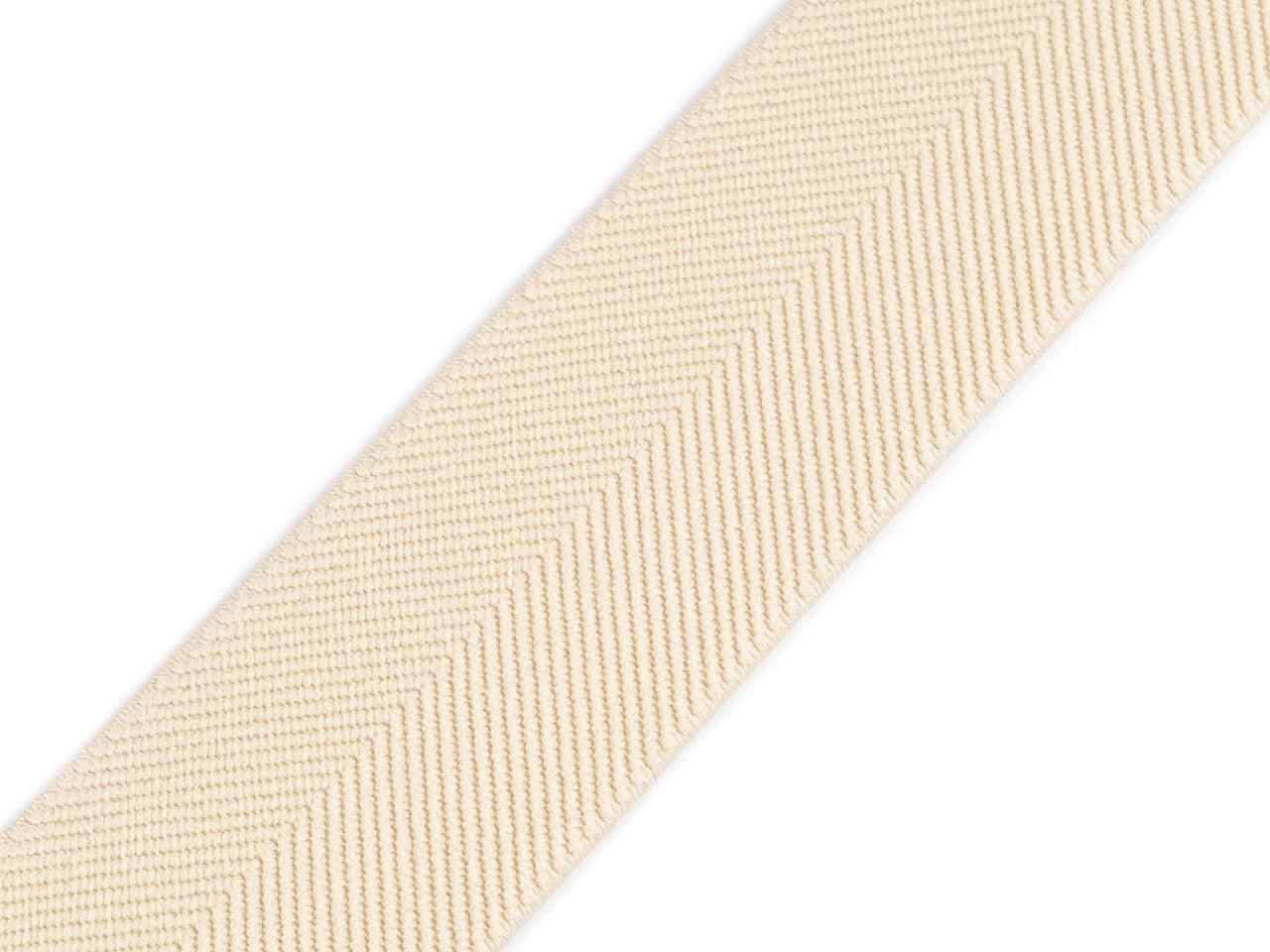 Élastique à motif sergé pour ceintures et bretelles, largeur 40 mm