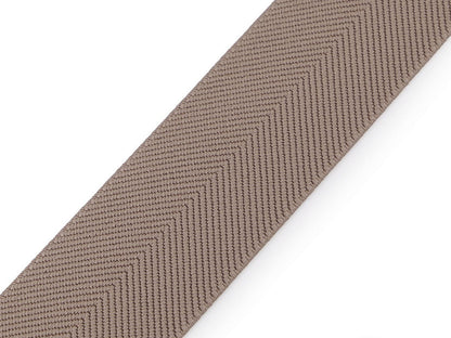 Élastique à motif sergé pour ceintures et bretelles, largeur 40 mm