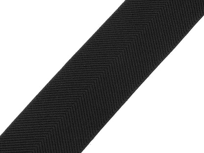 Élastique à motif sergé pour ceintures et bretelles, largeur 40 mm