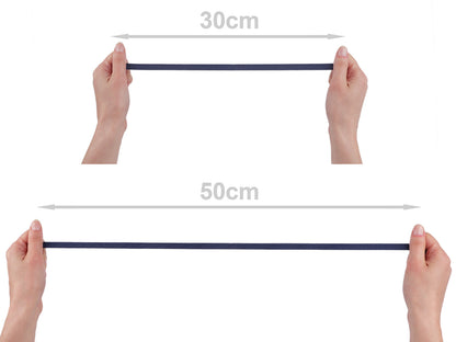 Élastique avec silicone, largeur 10 mm