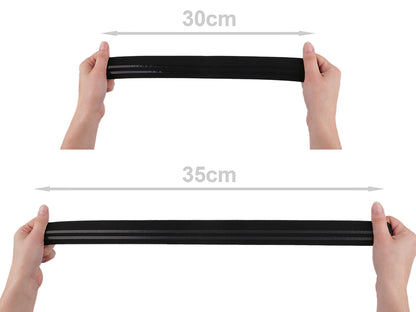 Élastique satiné avec bandes en silicone, largeur 40 mm