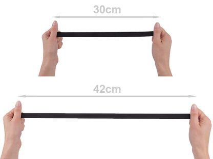 Sangle pour bandoulière avec motif gros-grain, largeur 15 mm