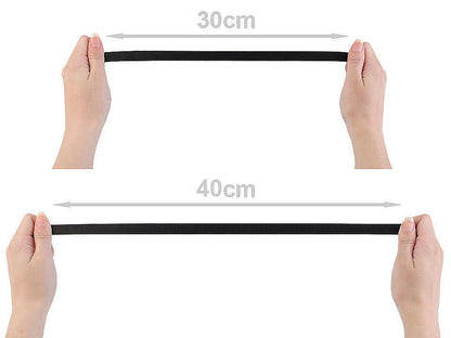 Élastique pour bretelles avec effet 3D, largeur 12 mm