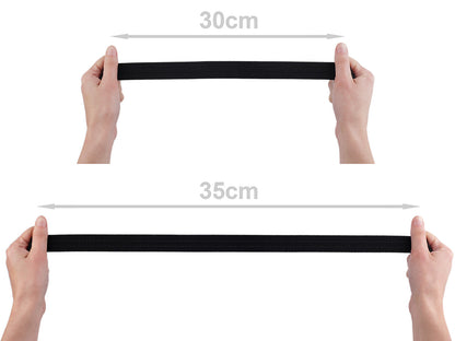Élastique ultra résistant pour bretelles et ceintures, largeur 25 mm