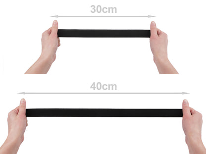 Bande élastique tissée souple, largeur 30 mm - 1m