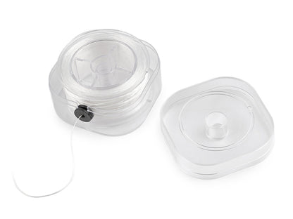 Élastique, plat, largeur 0,8 mm, boîte avec dérouleur - 1pc