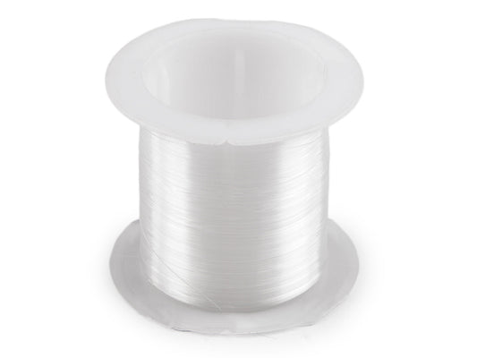 Fil de nylon ferme transparent/invisible, Ø 0,15 mm - 1pc