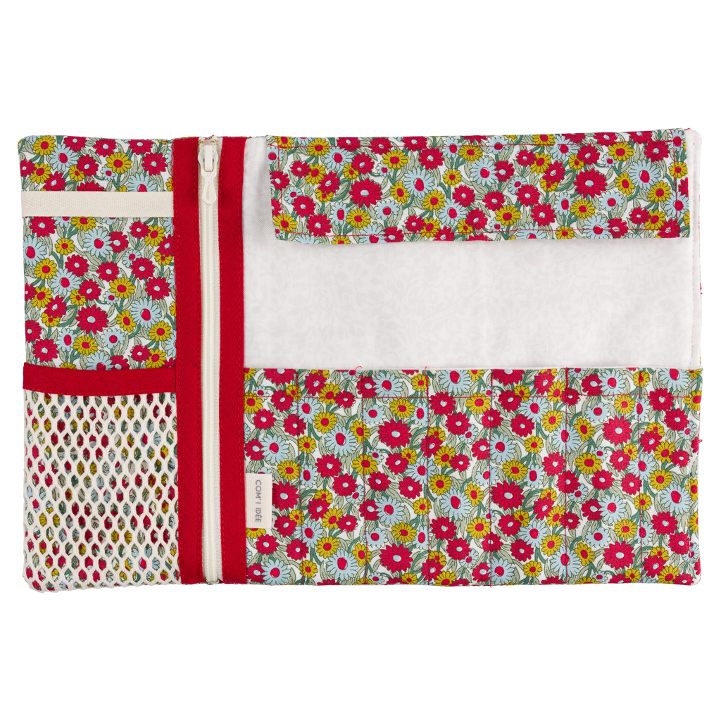 Com'1 Idée - Kit pochette pour crochets & Co | rouge