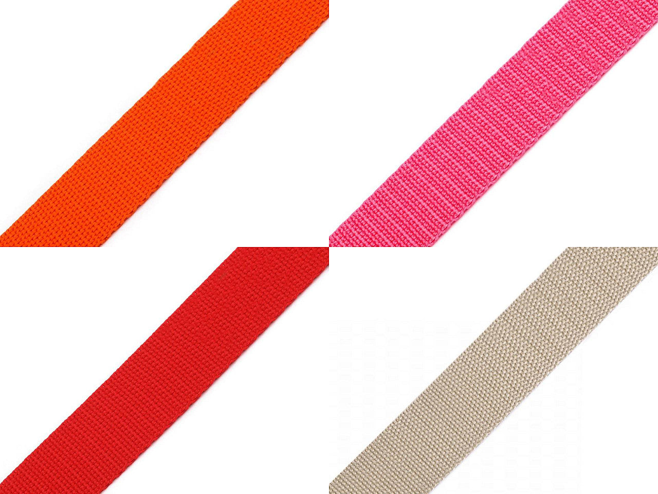 Sangle en polypropylène, largeur 25 mm, épaisseur 1 mm - 5m