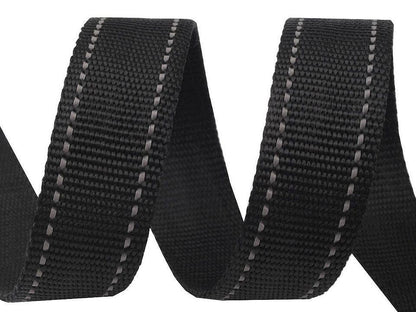 Sangle en polypropylène, largeur 30 mm, avec coutures réfléchissantes