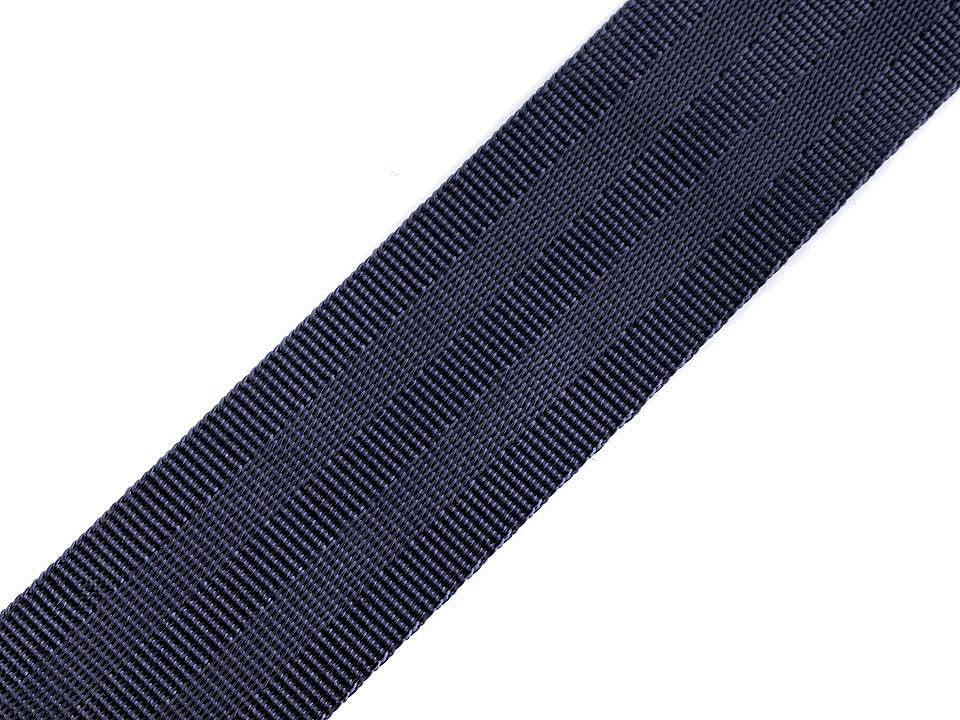 Sangle lisse double face avec effet brillant, largeur 38 mm