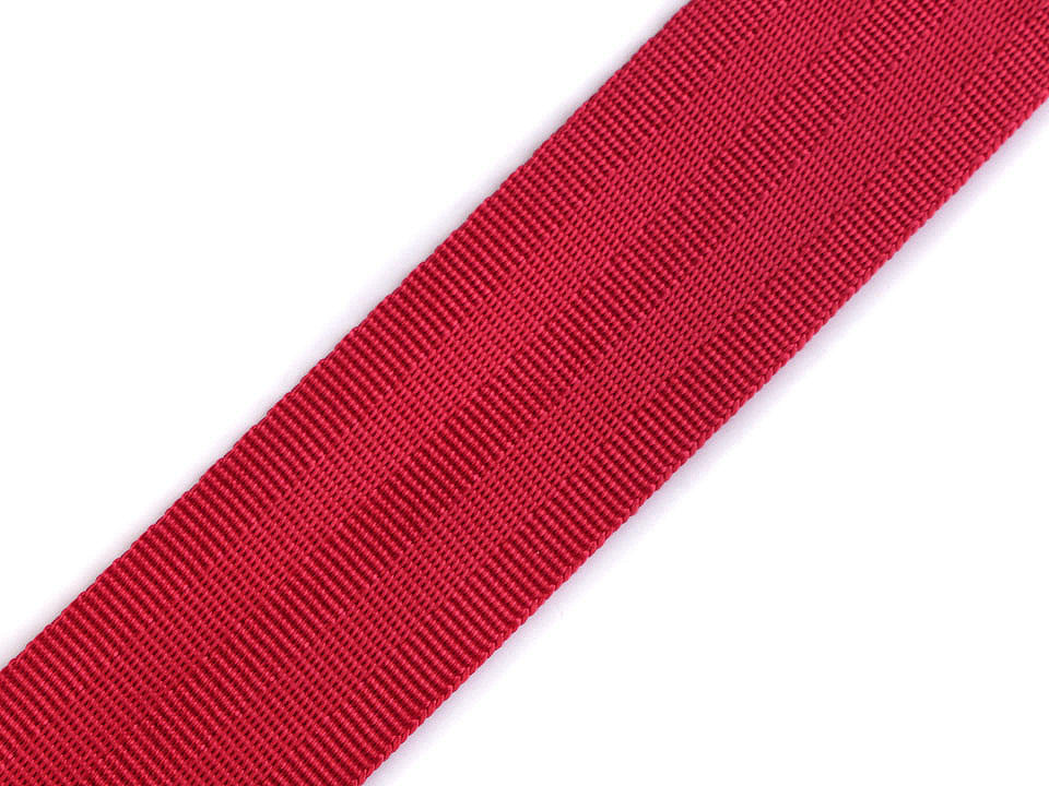 Sangle lisse double face avec effet brillant, largeur 38 mm