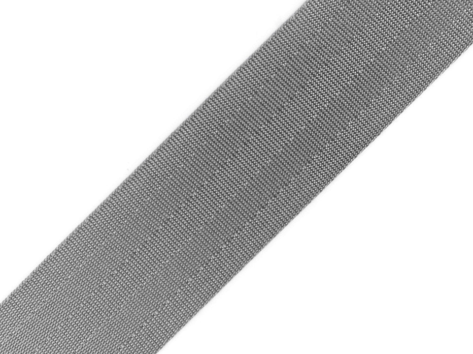 Sangle lisse double face avec effet brillant, largeur 38 mm