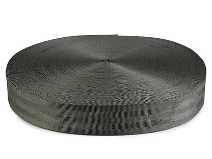 Sangle lisse double face avec effet brillant, largeur 38 mm