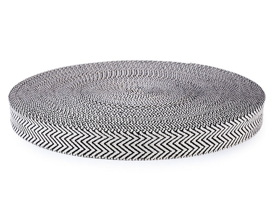 Sangle en coton double face, largeur 38 mm