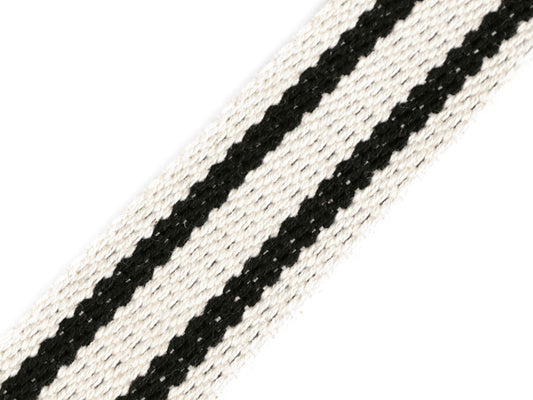 Sangle en coton double face, largeur 38 mm