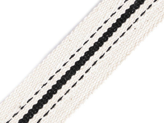 Sangle en coton double face, largeur 38 mm