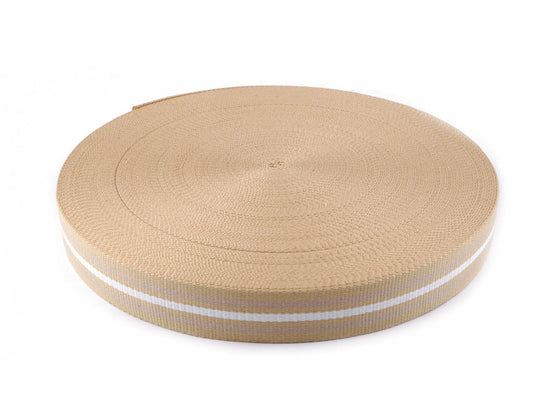 Sangle polyester double face, largeur 38 mm