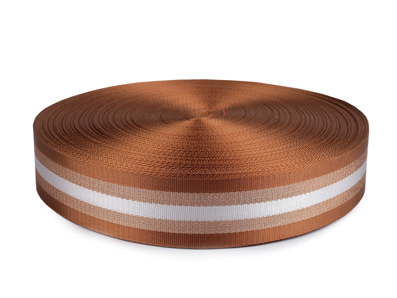 Sangle lisse double face avec lurex, largeur 50 mm